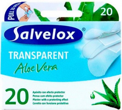 Transparent Aloe Vera - Cerotti Trasparenti 20 pz