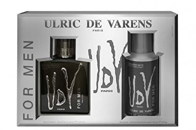 Ulric De Varens Black kit Regalo Eau de Parfum 100 ml + Deodorante antitraspirante 150ml