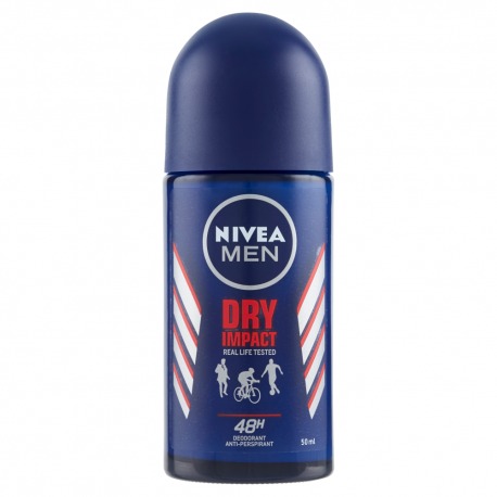 Men Dry Impact Plus - Deodorante Roll-On 50 ml