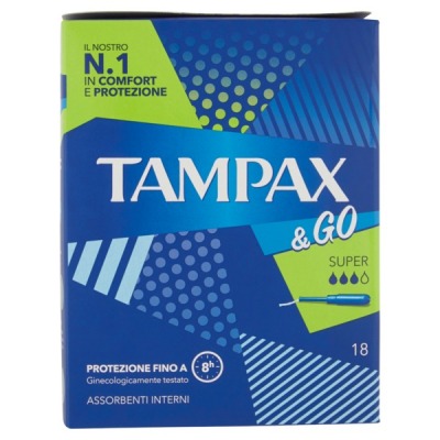 Tampax & Go Super x 18