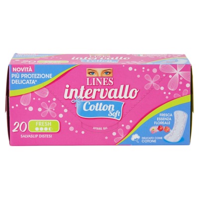 Intervallo Cotton Soft Fresh Disteso x20