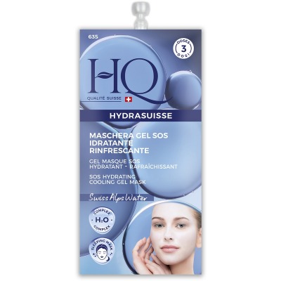 Hq Maschera Gel Sos Idratante Rinfrescante 3 Dosi 15 Ml