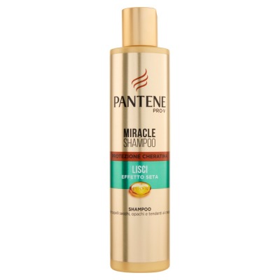 Pantene Pro-V Miracle Shampoo Protezione Cheratina Lisci Effetto Seta 250 ml
