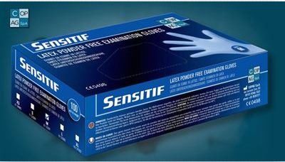 Sensitif 100 Guanti Lattice Mis. M