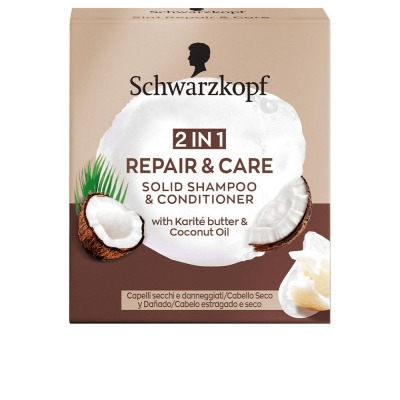 2 in 1 Repair & Care Capelli secchi e danneggiati – Shampoo balsamo solido 60 g.