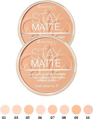 STAY MATTE - Cipria Compatta 01 Trasparent