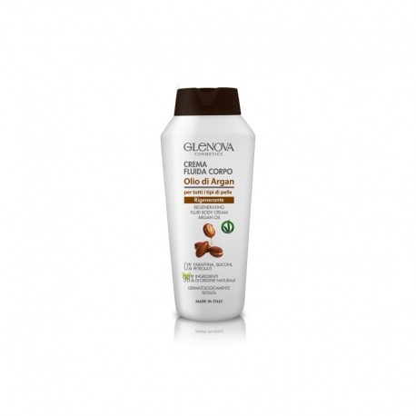 Glenova Crema Fluida Corpo Olio Di Argan 300 Ml