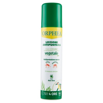 Orphea Repellente Lozione Antipuntura Vegetale Spray 75 Ml