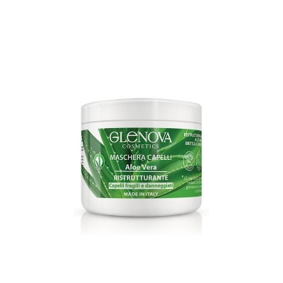 Glenova Maschera Capelli Aloe Vera Ristrutturante 500 Ml