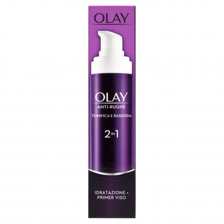 Olay Crema Viso Giorno Antirughe con Siero Rassodante 2in1