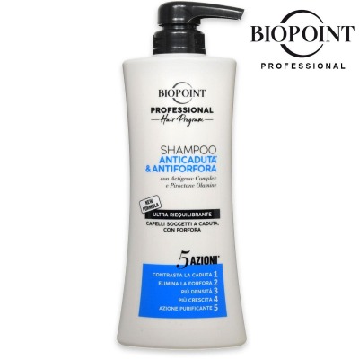 Biopoint shampoo anticaduta & forfora 400 ml