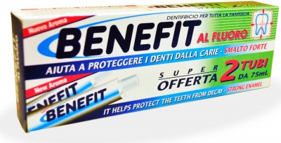 Dentifricio Benefit 2 Confezioni 75 ml