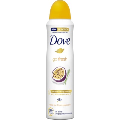 DOVE DEODORANTE GO FRESH PASSION FRUIT & LEMONGRASS SCENT 48H