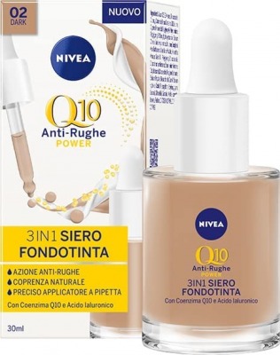 Q10 Anti-Rughe Power 3in1 Siero Fondotinta Dark