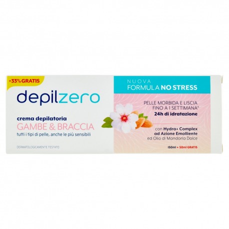 Crema Depilatoria Gambe & Braccia 150 Ml + 50 Ml