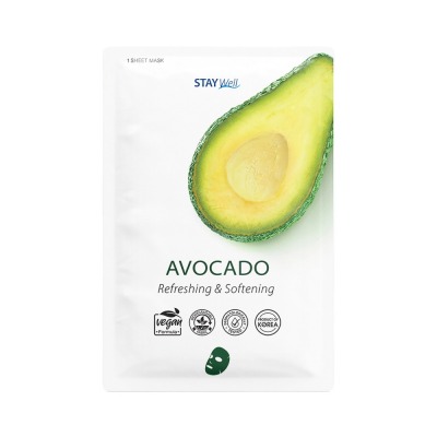 Stay Well Vegan Sheet Mask – Avocado