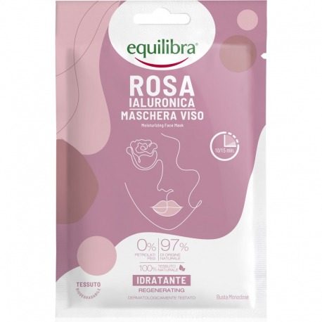 Rosa Ialuronica Maschera Viso Idratante Monodose