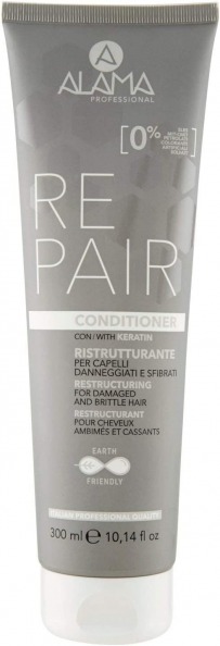 Conditioner Ristrutturante per Capelli Danneggiati e Sfibrati, Giallo, 300 Ml