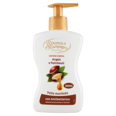 Benessere Sapone Crema Argan e Patchouli 300 ml