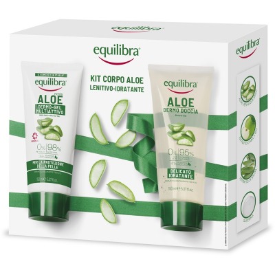 Kit Corpo Aloe Lenitivo - Idratante Dermo-Gel Multiattivo E Dermo Doccia