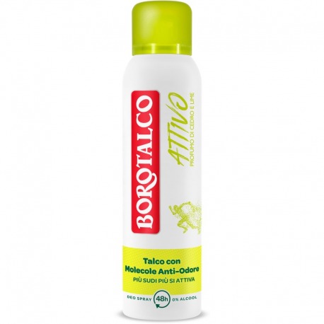 Attivo Deodorante Spray Profumo Di Cedro E Lime 150 Ml