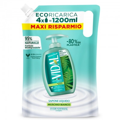 Sapone Liquido Ecoricarica 1200 ml White Musk