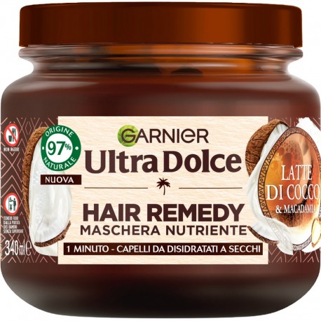 Hair Remedy Maschera Nutriente Capelli Disidratati 340 Ml Latte Di Cocco