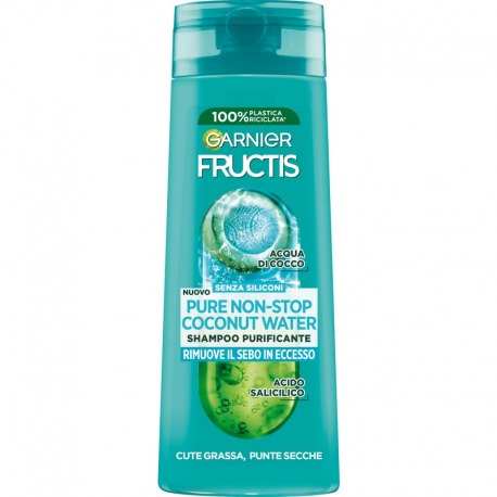 Shampoo Purificante Pure Non Stop Coconut Water Cute Grassa Punte Secche 250 Ml