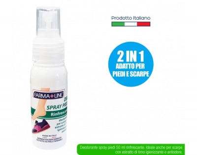 Deo spray piedi 50ml 2in1 antiodore