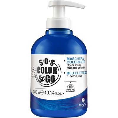 Sos Color E Go Maschera Colorante Blu Elettrico Capelli 300ml