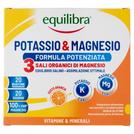 Potassio & Magnesio 3 Formula Potenziata Bustine Monodose