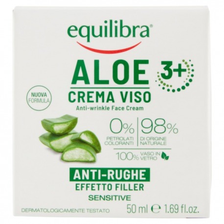 Aloe 3+ Crema Viso Anti-Rughe Effetto Filler 50 Ml