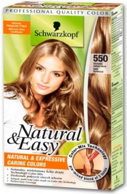 Tinta Per Capelli Colorazione Permanente Natural & Easy N 550 Biondo Scuro Naturale