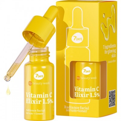 My Beauty Week Siero E Tonico Viso Vitamin C Elixir Illuminante 20 Ml