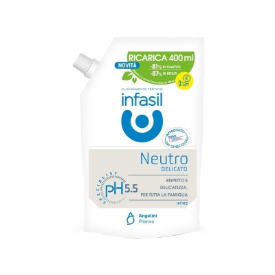 Infasil Intimo Neutro Delicato pH 5.5 Ricarica Busta 400 ML