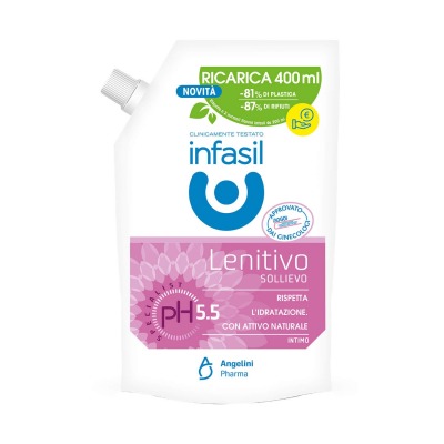 Infasil Lenitivo - Detergente Intimo Idratante - Ecoricarica Da 400 Ml