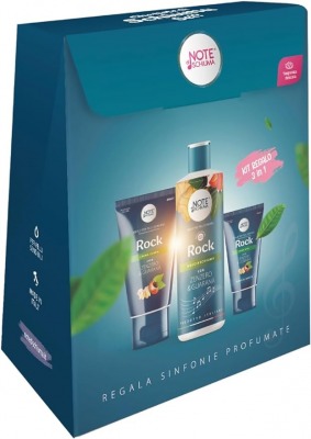 Cofanetto Regalo Note Di Schiuma Rock Con Docciaschiuma 400ml + Crema Corpo 200ml + Crema Mani 75 Ml