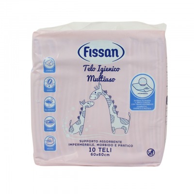 Fissan Baby Telo Igienico Multiuso 10pz 60x60