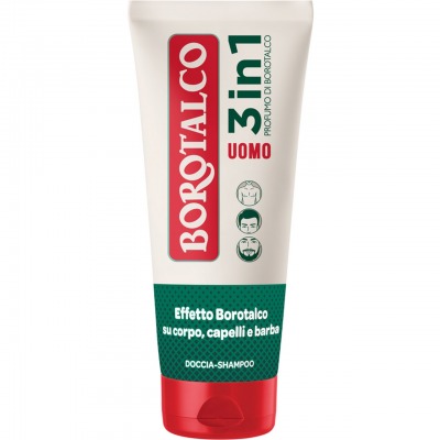 Docciashampoo Uomo 3in1 profumo Borotalco 200 ml