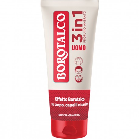 Docciashampoo Uomo 3in1 Profumo Ambrato 200 ml