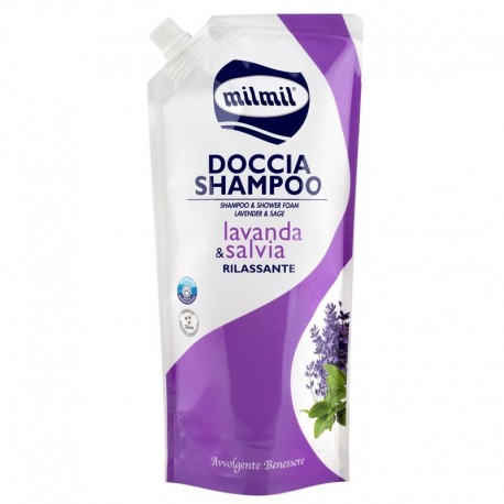 Mil Mil Doccia Shampoo Lavanda & Salvia Flaconbusta 750ml