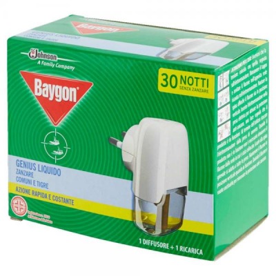 Genius Liquido 30 Notti Baygon® Diffusore + Ricarica