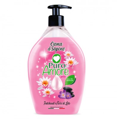 Crema Di Sapone Patchouli E Fiori Di Loto 750 Ml