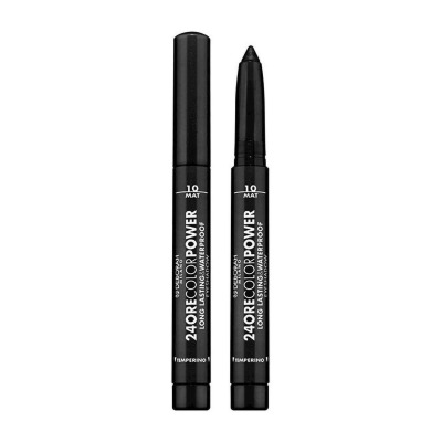 24ore Color Power Long Lasting & Waterproof Eyeshadow Deb eyeshadow stick 24h 10 black mat