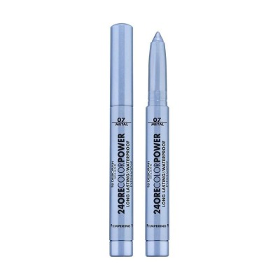 24ore Color Power Long Lasting & Waterproof Eyeshadow Deb eyeshadow stick 24h 07 light blue metal