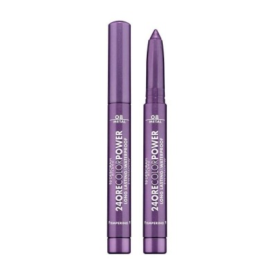 24ore Color Power Long Lasting & Waterproof Eyeshadow Deb eyeshadow stick 24h 08 deep purple metal