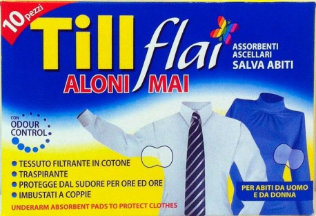 Assorbenti Ascellari Anti-Aloni Confezione 10 Pezzi